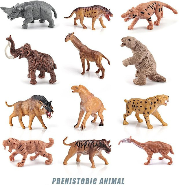 Linyi toy Prähistorische Tier Modelle, 12-teiliges Set, ab 14 Jahre - Bild 1