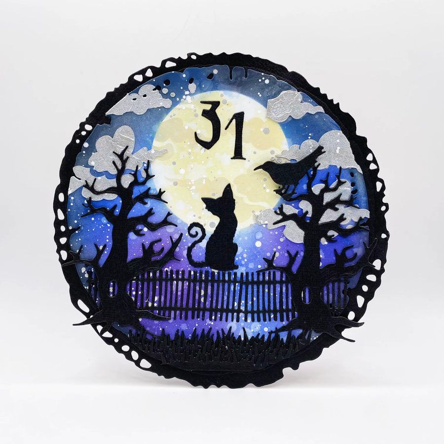AALL& CREATE Halloween Kürbis-Prinzessin Metall-Stanzform für Scrapbook und Grußkarten in Multicolour - Bild 2