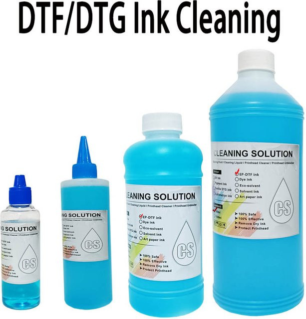 Epson DTF und DTG Tintenreinigungslösung für DX4 DX5 L1800 L805 L800 1390 I3200 - Bild 1