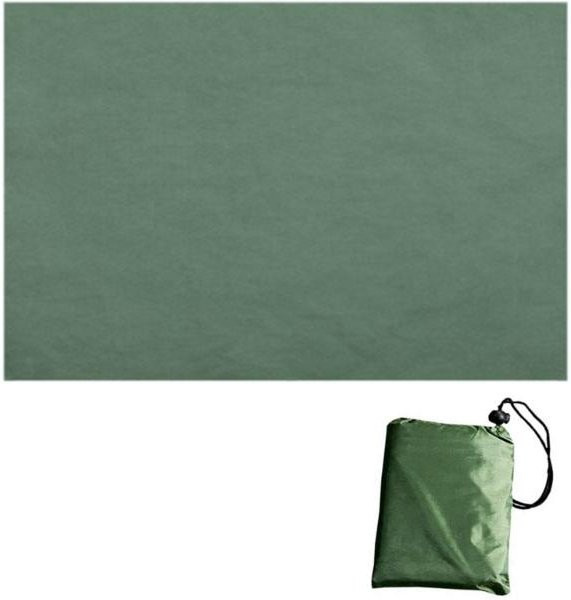 Wasserdichte Picknickdecke von The Speed Star in Grün mit Tasche, B/B: 230 x 140 cm - Bild 1