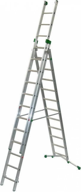 Facal Mehrzweckleiter SUPERPRIMA S600, 3-teilig, Silber, Aluminium - Bild 1