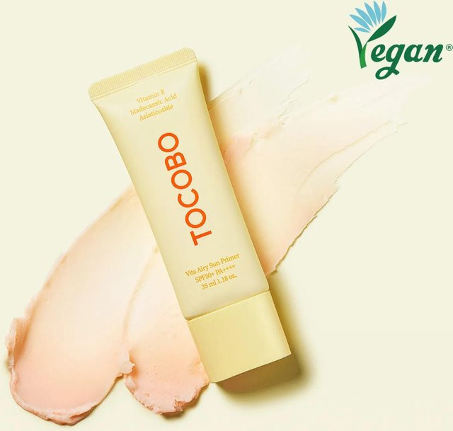 TOCOBO Vita Airy Sun Primer SPF50+, 35 ml, beige, matt - Bild 1