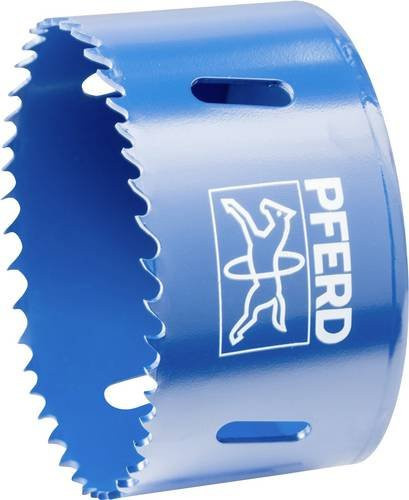 PFERD Bi-Metall Lochsäge in Blau für Stahl, Edelstahl, Blech und Holz mit einem Durchmesser von 76 mm und einer Schnitttiefe von 31 mm - Bild 1