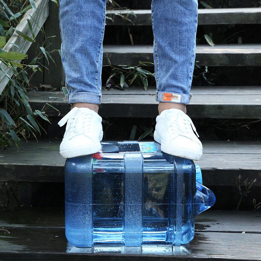 Mood Jungle Camping-Wasserbehälter mit Wasserhahn, blau und transparent, 15 l - Bild 5