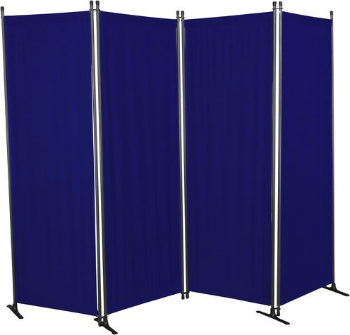 Sichtschutz Paravent von ANGERER FREIZEITMÖBEL aus Stahl und Polyethylen in Blau, H x L: 165 x 220 cm - Bild 1