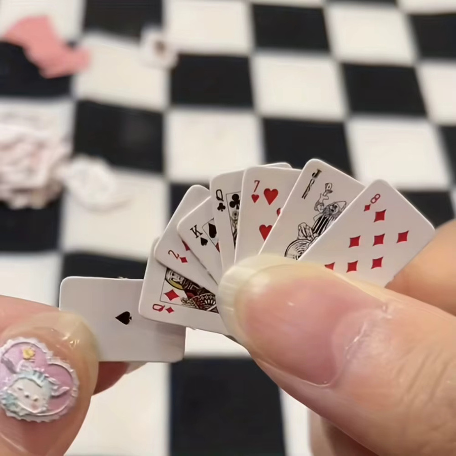 XYTLEZONE Mini-Pokerkarten, Partyspiel, Pappe / Karton, Bunt / Mehrfarbig - Bild 3