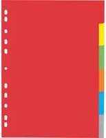PAGNA Ordnerregister A4 Multicolor und Rot - Bild 1