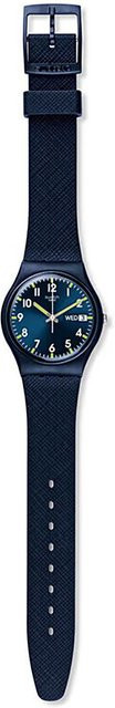 Swatch Armbanduhr, Quarz, Kunststoffgehäuse, 34 mm, Silikonarmband, Unisex - Bild 1