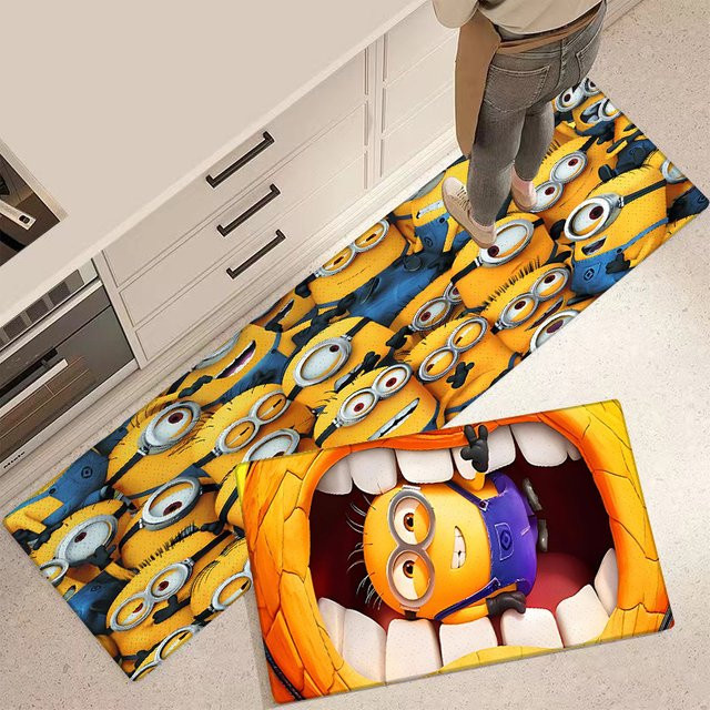 Rutschfeste Fußmatte mit Minions Motiv von Potdemiel, B/T: 60 x 40 cm - Bild 1