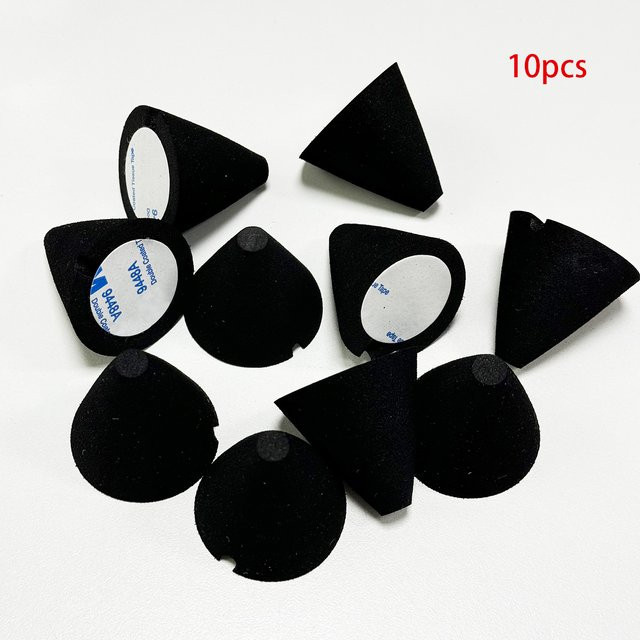 10 Stück Roland Ersatz-E-Drum-Trigger-Sensor-Schaumstoffschwamm in Schwarz, Maße: 35 x 37 mm, passend für PD85 PD125 PD105 PD128 PD108 PDX100 PD 80 80R 120 - Bild 1