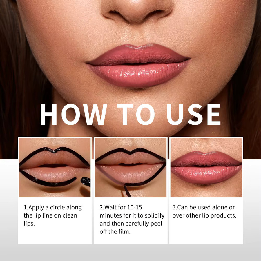 Lakerain Magic Lips Tattoo Lippenstift, Rose Pink, Matt - Bild 3
