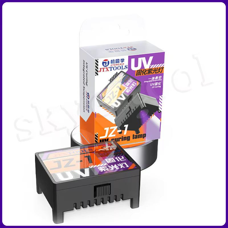 JTX UV-Härtungslampe JZ-1 High Power, kabellose USB-wiederaufladbare Lampe für Harz- und Bildschirm-Reparaturkleber, Schwarz - Bild 3