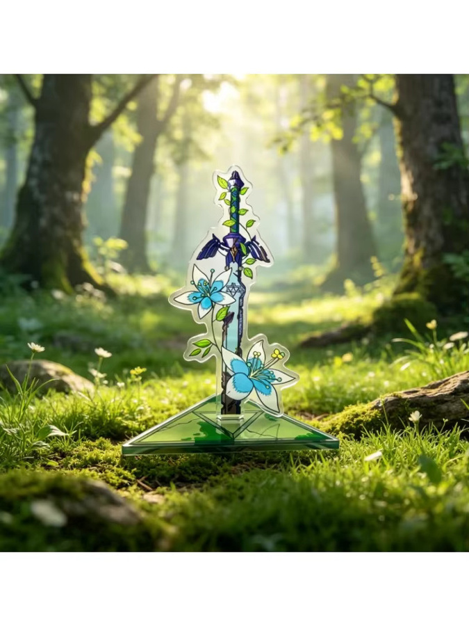 Bandai The Legend of Zelda Master-Schwert Acryl-Ständer, Silent Princess - Bild 5