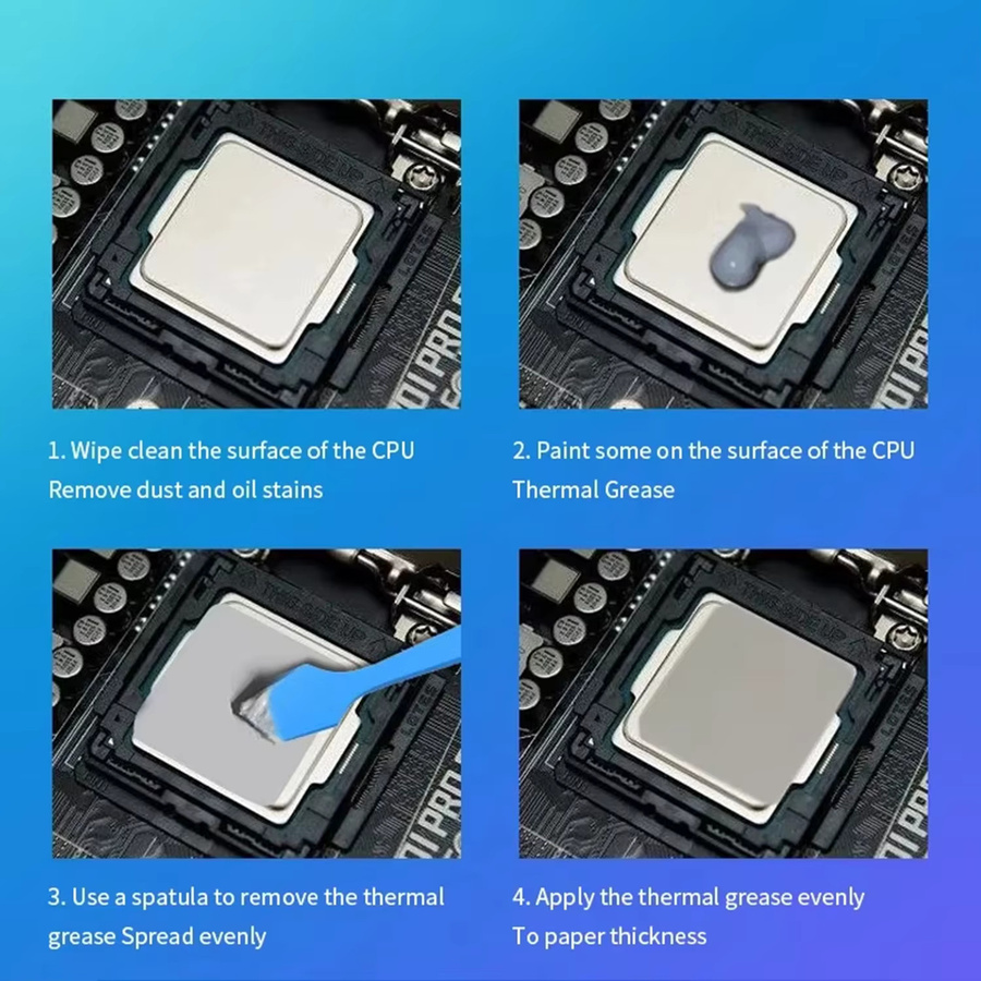 SIKEZHAN Hochleistungs-Wärmeleitpaste für Gaming-PC, Laptop, GPU, CPU und LED-Kühlkörper, 25g - Bild 6