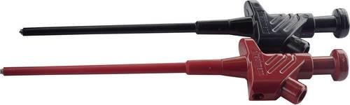 Hirschmann Test & Measurement Kleps 30 Set Fein-Abgreifklemmen mit 4mm Steckanschluss in Schwarz und Rot - Bild 1