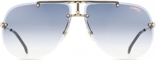 Carrera Rhl Sonnenbrille, rimless, Aviator, Gold/White, Unisex, Metall - Bild 1