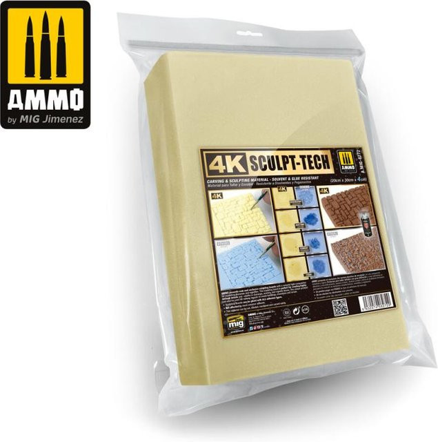 AMMO by MIG Jimenez Sculp-Tech, 1-teiliges Set, Natur / Holzfarben, Schaumstoff - Bild 1
