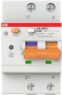 ABB RCBO Brandschutzschalter 20A Weiß 2CSA255103R1204 - Bild 1