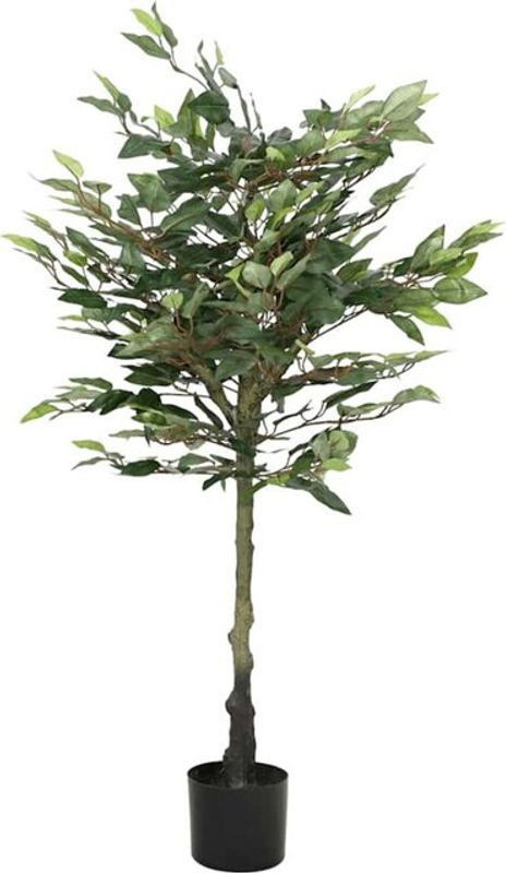 Vidaxl Künstlicher Ficusbaum in Grün mit 480 Blättern, Höhe: 130 cm - Bild 1