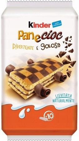 Ferrero Kinder Pan e Cioc Schokoladenkeks-Sandwiches 10 x 29 g - Bild 1