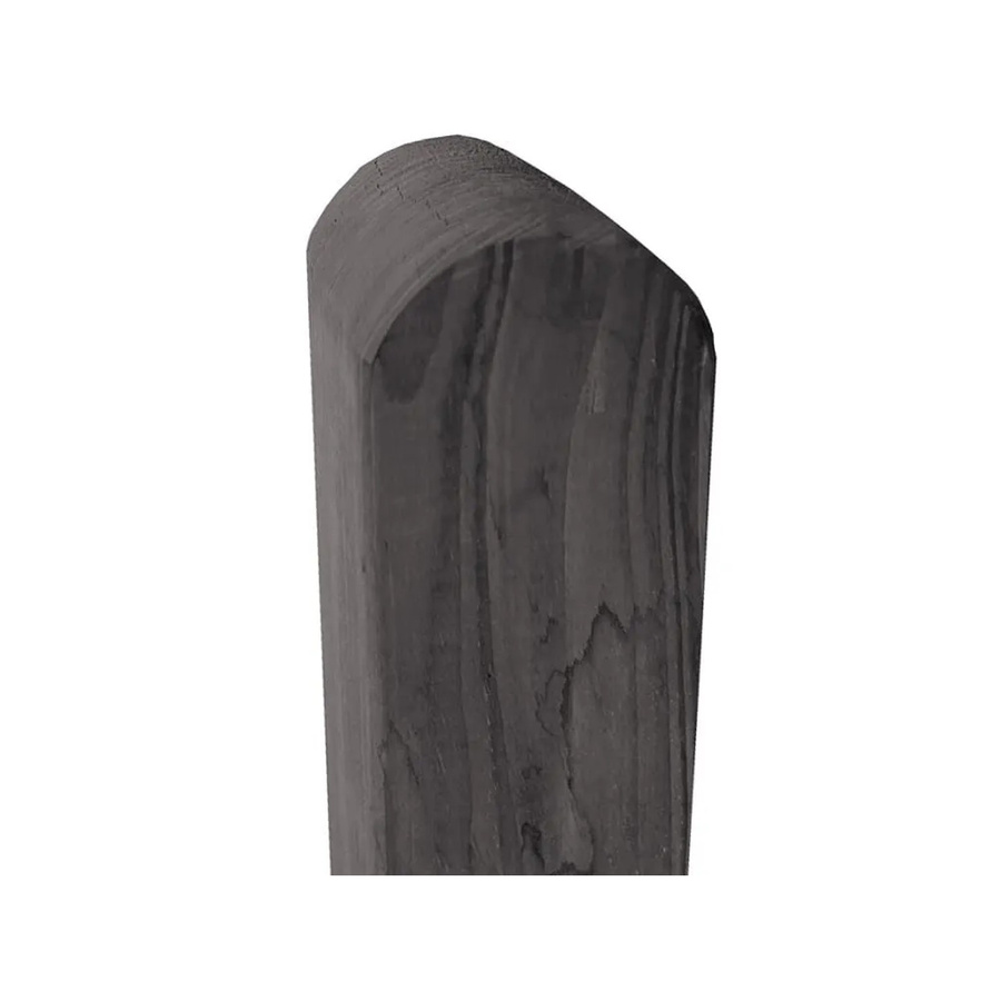 Woodtex Pfosten Kiefer Rundkopf Grau Höhe: 190 cm, Breite: 9 cm, Tiefe: 9 cm - Bild 2