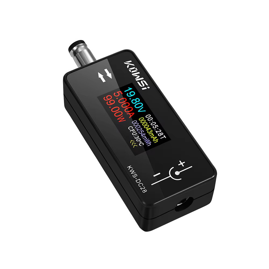Voktta KWS-DC28 Digitales DC-Multimeter mit TFT HD Display als Spannungsmesser und Amperemeter in Schwarz (4-30V, 0-12A) - Bild 3