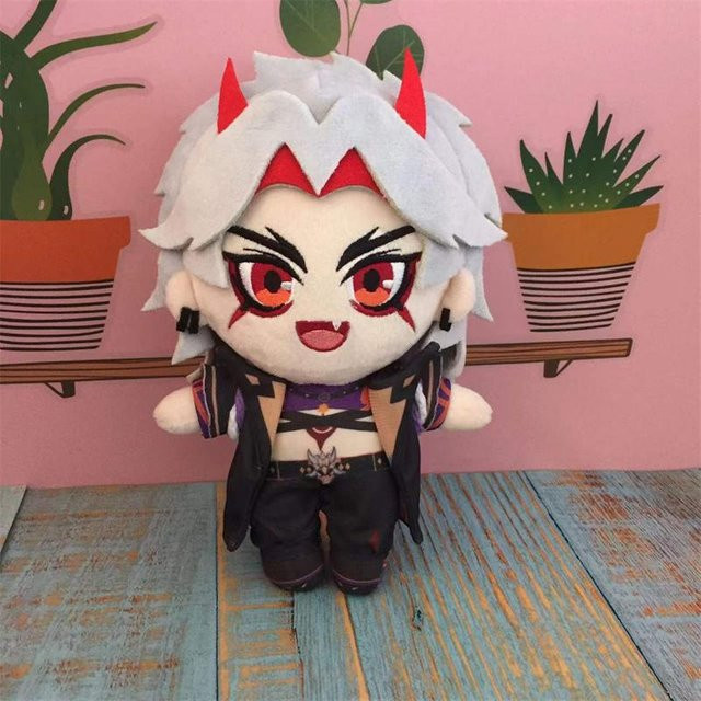 Yiran Health & Beauty Genshin Impact Plüschtier, Arataki Itto Ganyu Cosplay, 20cm, ab 14 Jahren - Bild 1