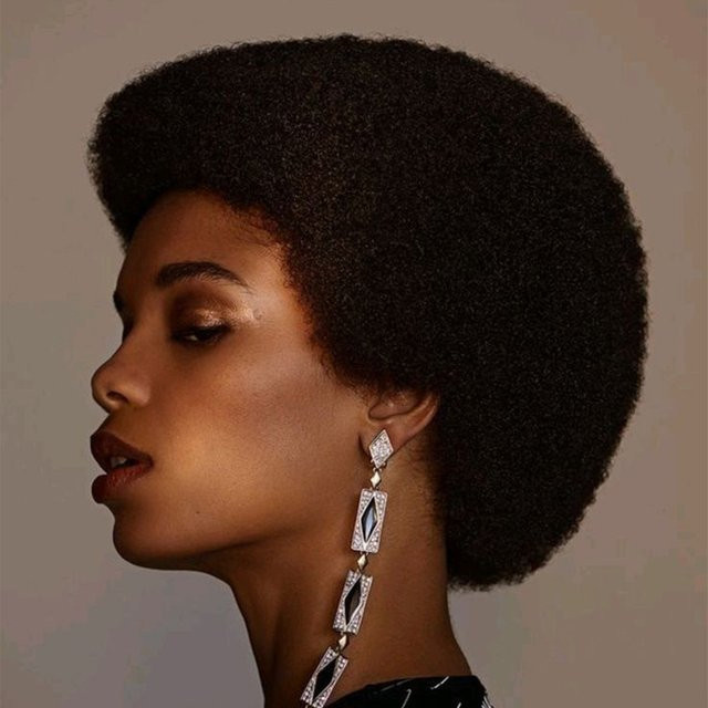 OYM HAIR Lockenperücke für Damen, Rot Schwarz, Brasilianisches Haar - Bild 1