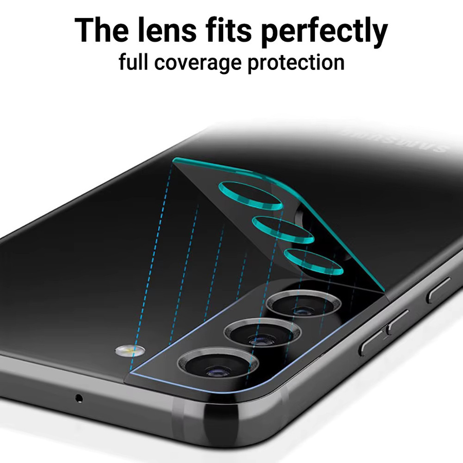 3D gebogener Kameraobjektivschutz aus gehärtetem Glas für Samsung Galaxy S25 S24 S23 Ultra A56 A55 A54 A53 A36 A26 A17 A16 A07 FE in Transparent - Bild 3