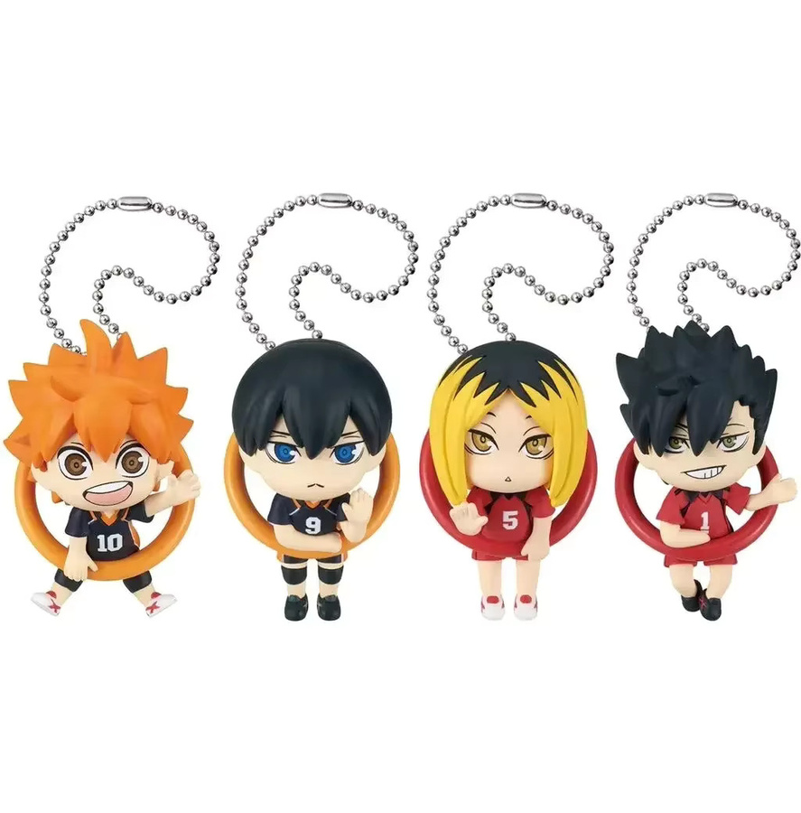 TakaraTomyArt Haikyuu!! Hinata Shoyo Kugelkettenanhänger Konnichiwa! Anime-Figur Maskottchen Multicolor - Bild 2