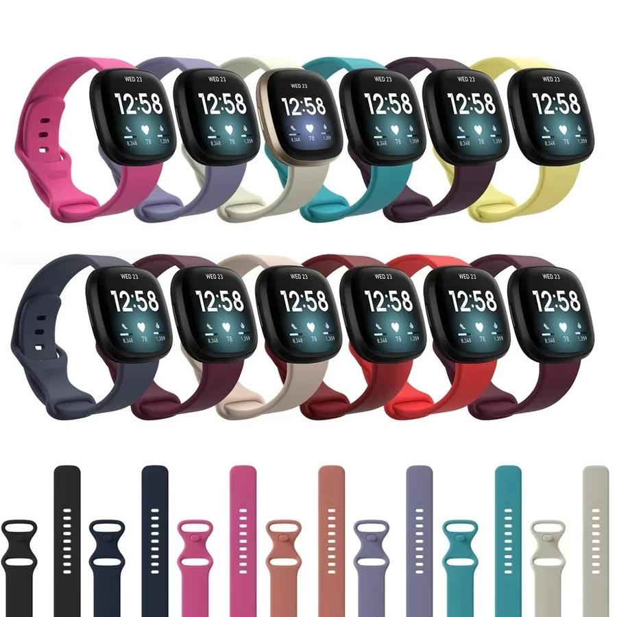 Silikonarmband für Fitbit Versa 3 & Sense, Unisex - Bild 1