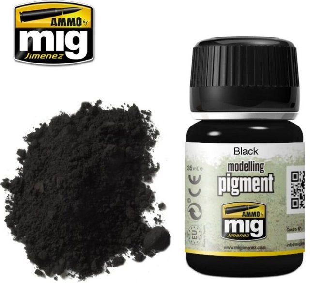 AMMO by MIG Jimenez Pigment Black, Schwarz - Bild 1