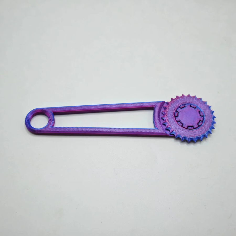 Manuelle Karton-Lochstanze mit einstellbarem Roller für DIY-Handwerk und Verpackungen in Lila - Bild 1