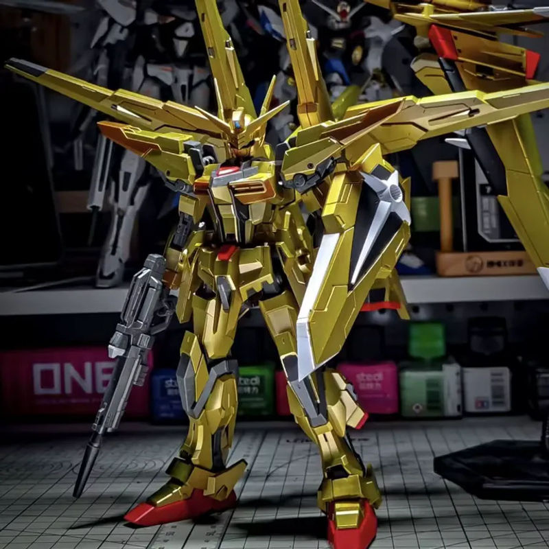 Bandai Akatsuki Collection Actionfigur RG im Maßstab 1:144 in Gold aus Kunststoff für Erwachsene - Bild 3