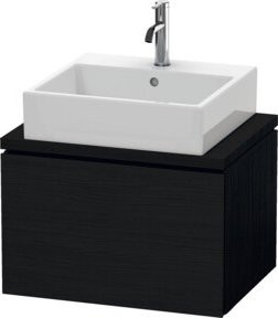 Duravit Waschtischunterschrank L-Cube für Konsole, Farbe Eiweiß, 1 Auszug, B: 62 cm, T: 47,7 cm, H: 40 cm - Bild 1