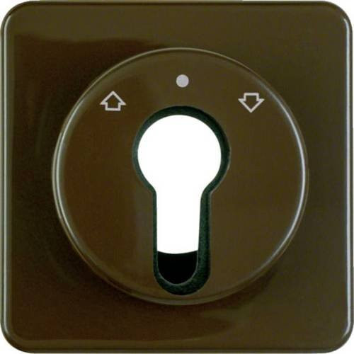 Hager Abdeckung Braun glänzend IP44 WWF1311BR - Bild 1