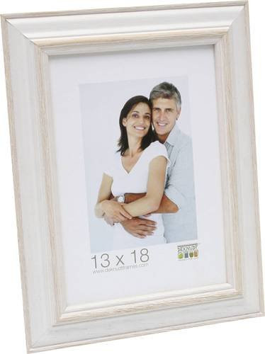 Deknudt S221H1 Bilderwechselrahmen aus Holz in Weiß, Format: 13 x 18 cm - Bild 1