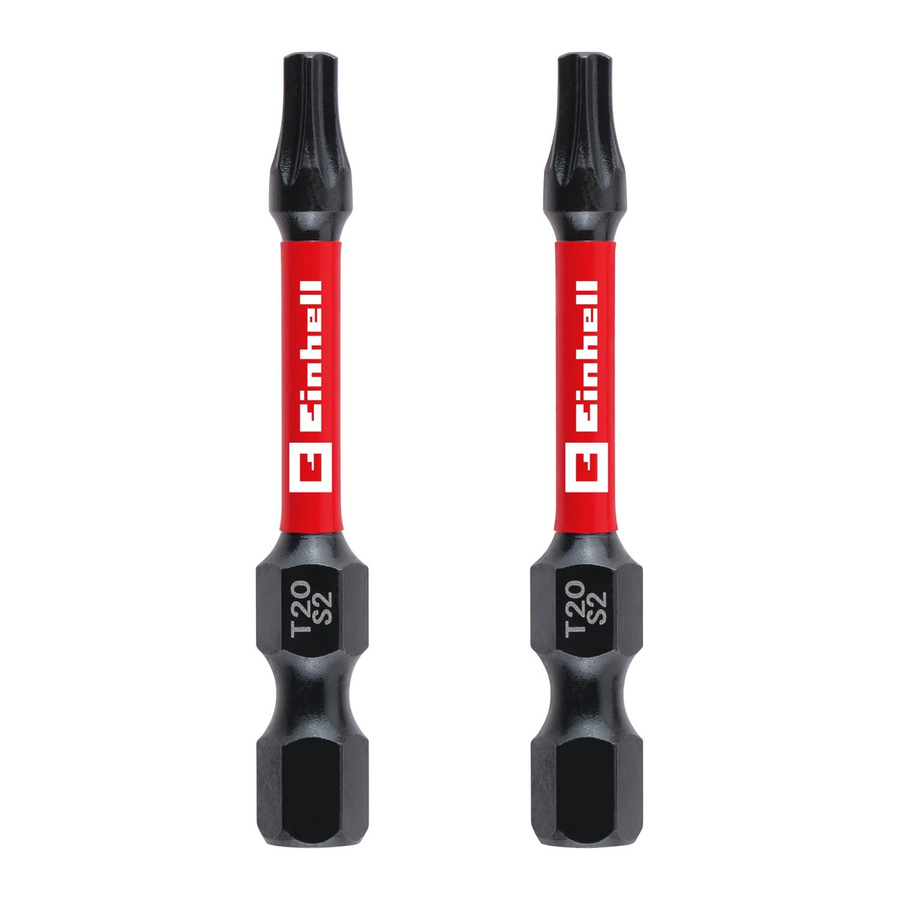 Einhell Impact Bit-Set 2-teilig T20 in Rot aus Stahl, Länge: 50 mm - Bild 2