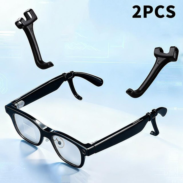 SD&HI Voice Focus Privacy Ohrstöpsel aus Silikon mit Verstärkern für Ray-Ban Meta Smart Glasses Gen1/2 Wayfarer Skyler Headliner in Schwarz - Bild 1