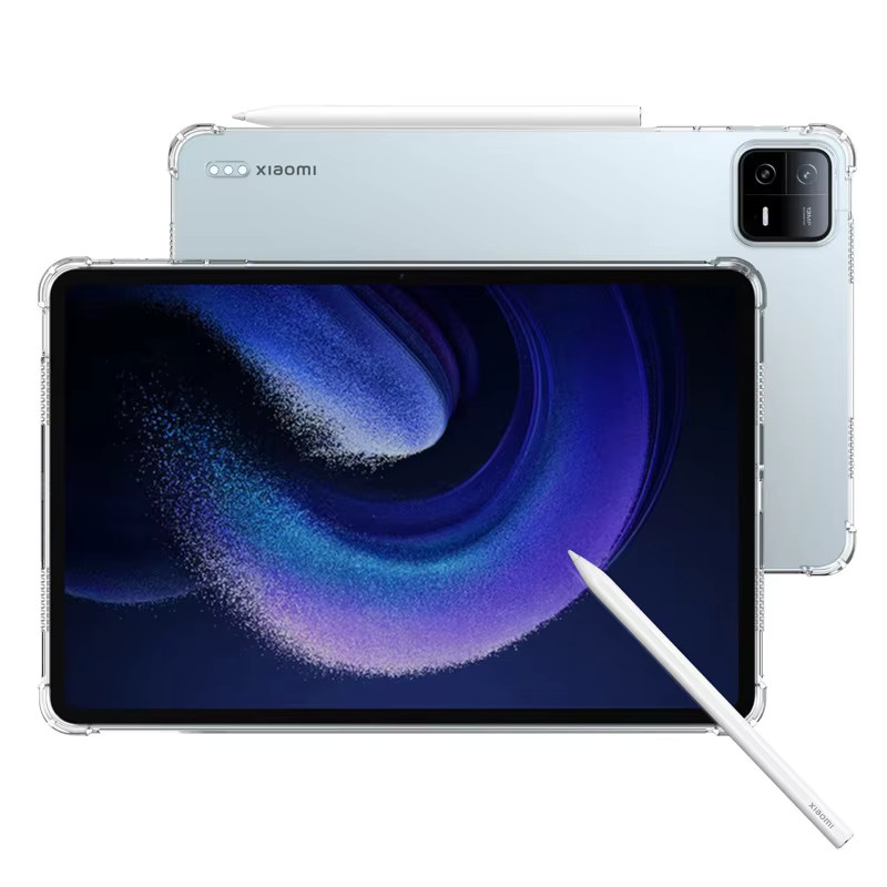 Xiaomi Pad 6 und Pad 6 Pro 11 Zoll Transparente TPU Hülle mit Airbags Schutzhülle in Klar - Bild 3