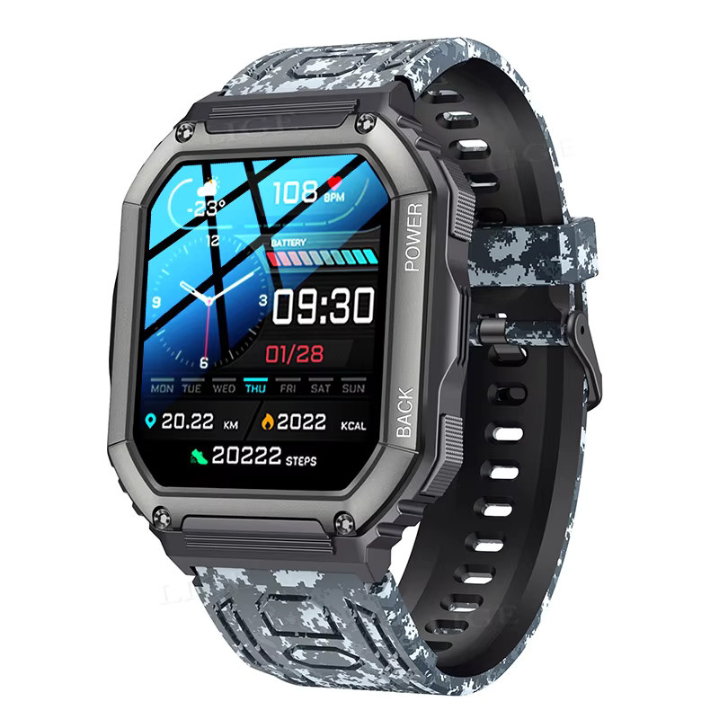 FOXBOX Smartwatch, GPS, Bluetooth, Schwarz, Herren - Bild 5