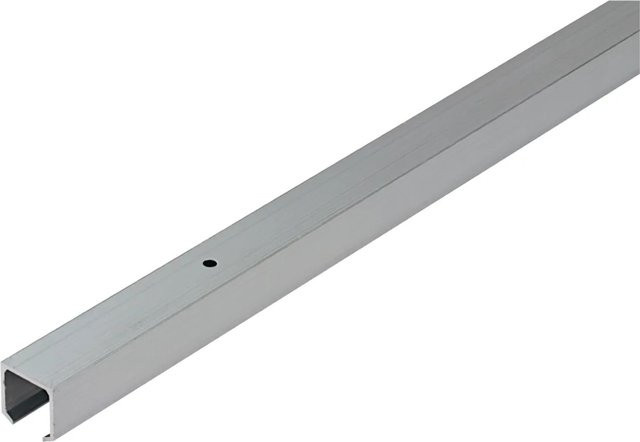 Hettich Laufprofil TopLine 8 für eine Tür, Aluminium Silber eloxiert matt, Tragkraft 40 kg - Bild 1
