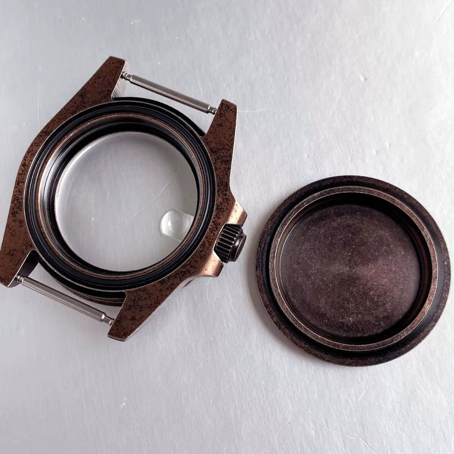 Tandorio Uhrengehäuse, bronzefarben, 40 mm, Automatik, Unisex - Bild 4
