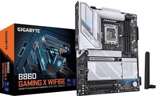 Gigabyte B860 GAMING X WIFI6E Mainboard LGA1851 ATX Schwarz - Bild 1