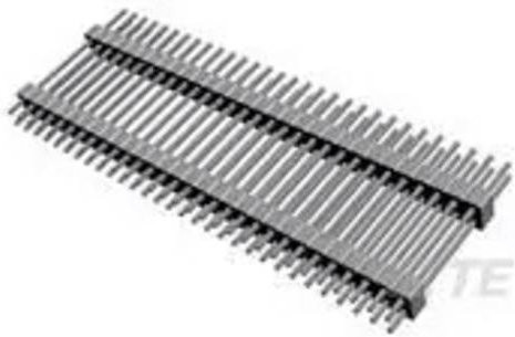TE Connectivity Einbau-Stiftleiste Standard in Silber 3-829587-0 - Bild 1