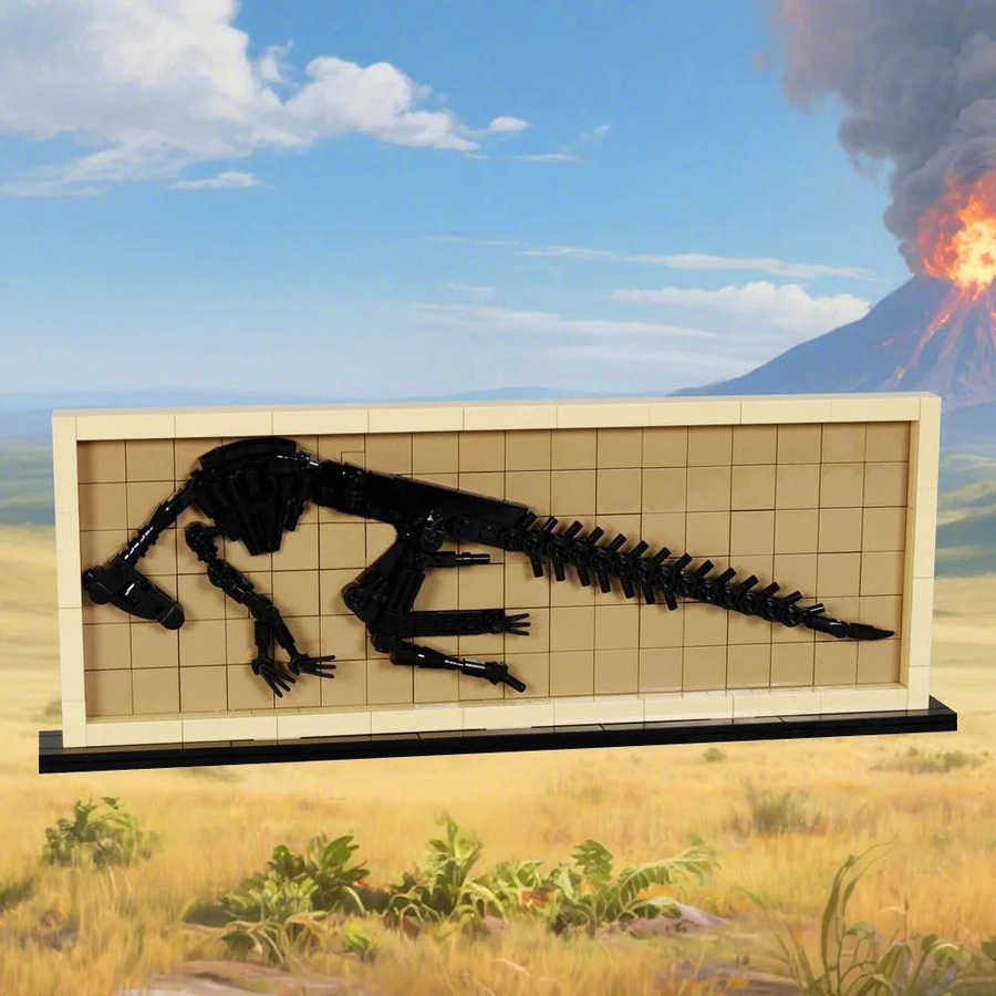 Gobricks Hadrosaurier Fossil Bausteine ab 14 Jahren - Bild 3