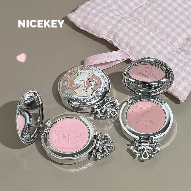 NICEKEY Monochrome Blush-Palette, matt, Pfirsich, Unisex - Bild 1