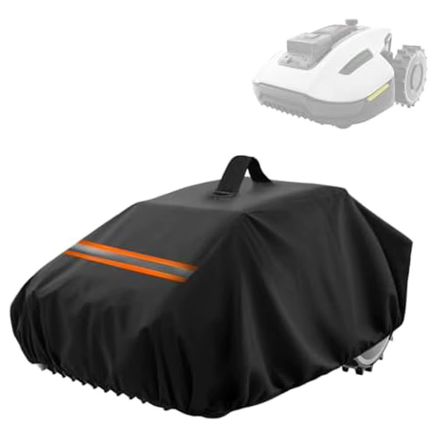 VIBRATITE Schutzhülle für Roboter-Rasenmäher aus wasserdichtem Polyester, Schwarz, B/T/H: 83 x 62 x 43 cm - Bild 4