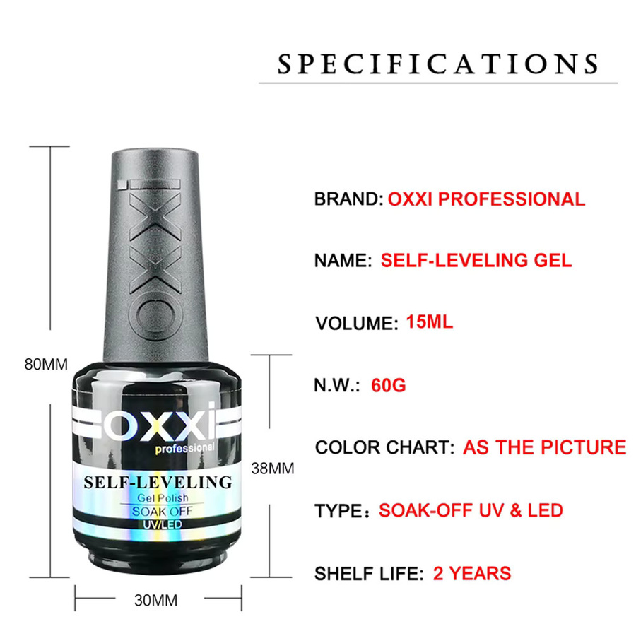 OXXI PROFESSIONAL Gel-Nagellack, 15 ml, glänzend - Bild 2
