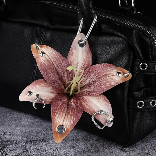 Anhänger Simulationsblume Orchidee Lilie, Bunt, Unisex - Bild 1